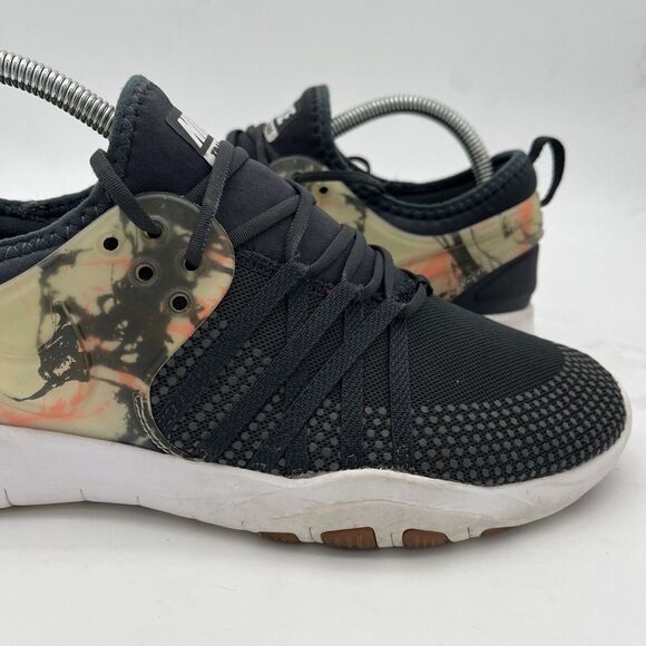 Nike Free TR 7 Womens 8.5 Anthracite Marble Pink Running Shoes 904651-006 - Picture 3 of 16